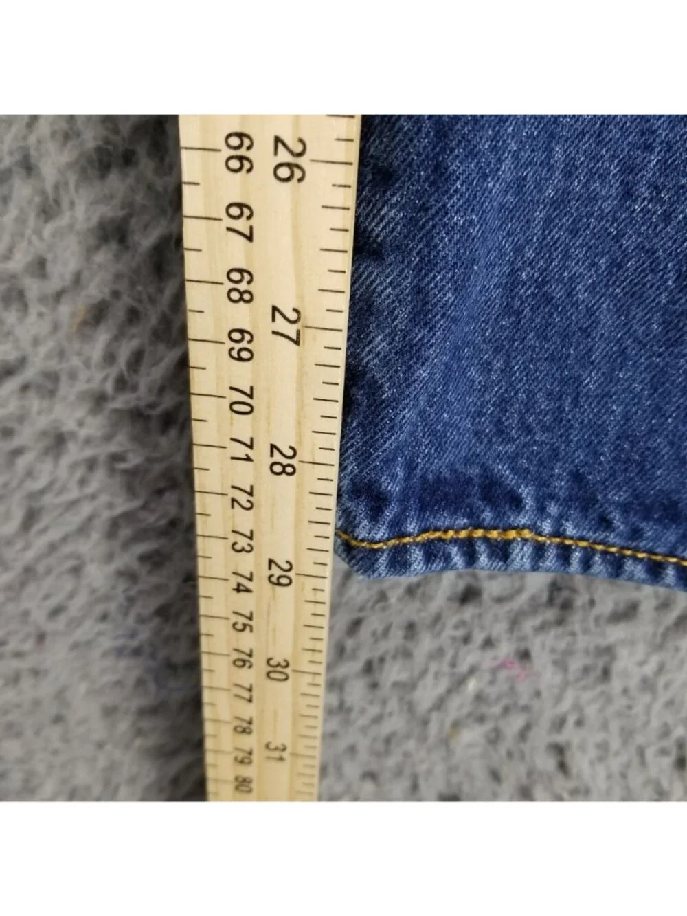 Levis Jeans Mens 38x30 Blue 501 Cotton Denim Button Fly Classic Straight *Read*